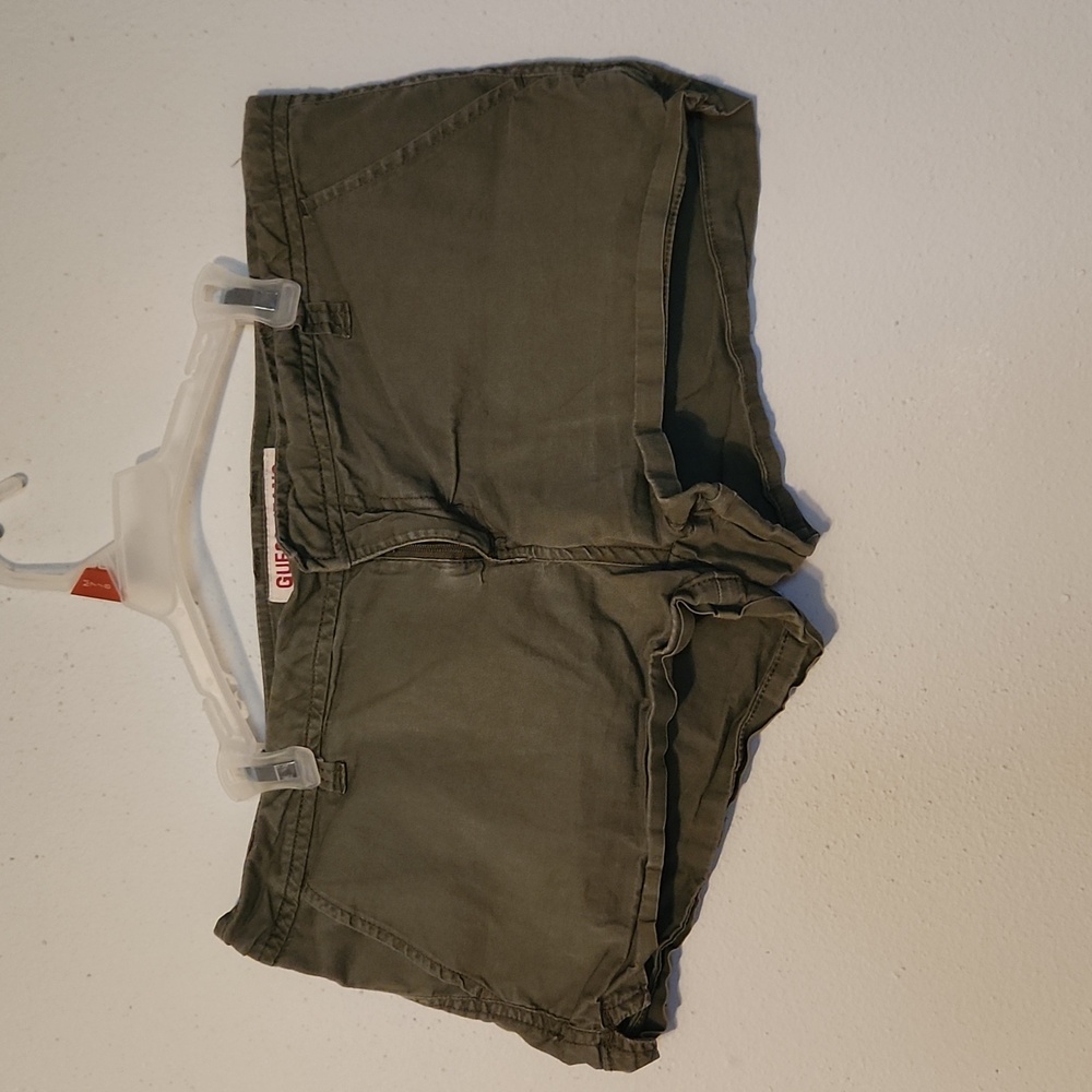 Women's Guess Jean's Olive Green Shorts 28